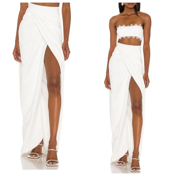 NBD Always flexin' skirt in ivory. NWT - Picture 1 of 7